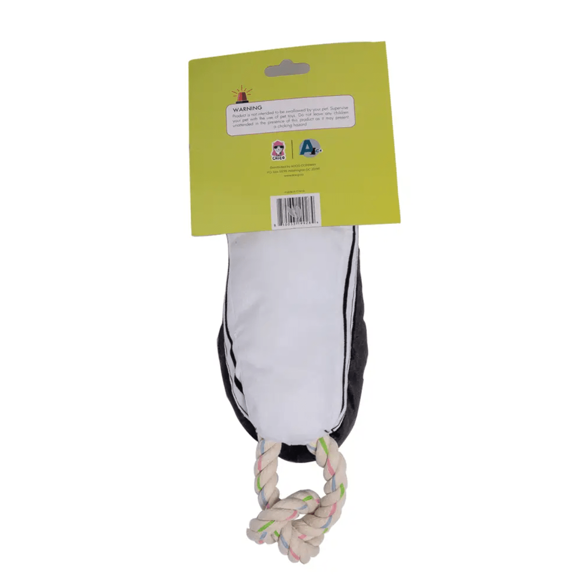 Squeaky Comfort Plush Sneaker Dog Toy – with Treat Compartment, Safe & Durable – Black - Mac's Got More