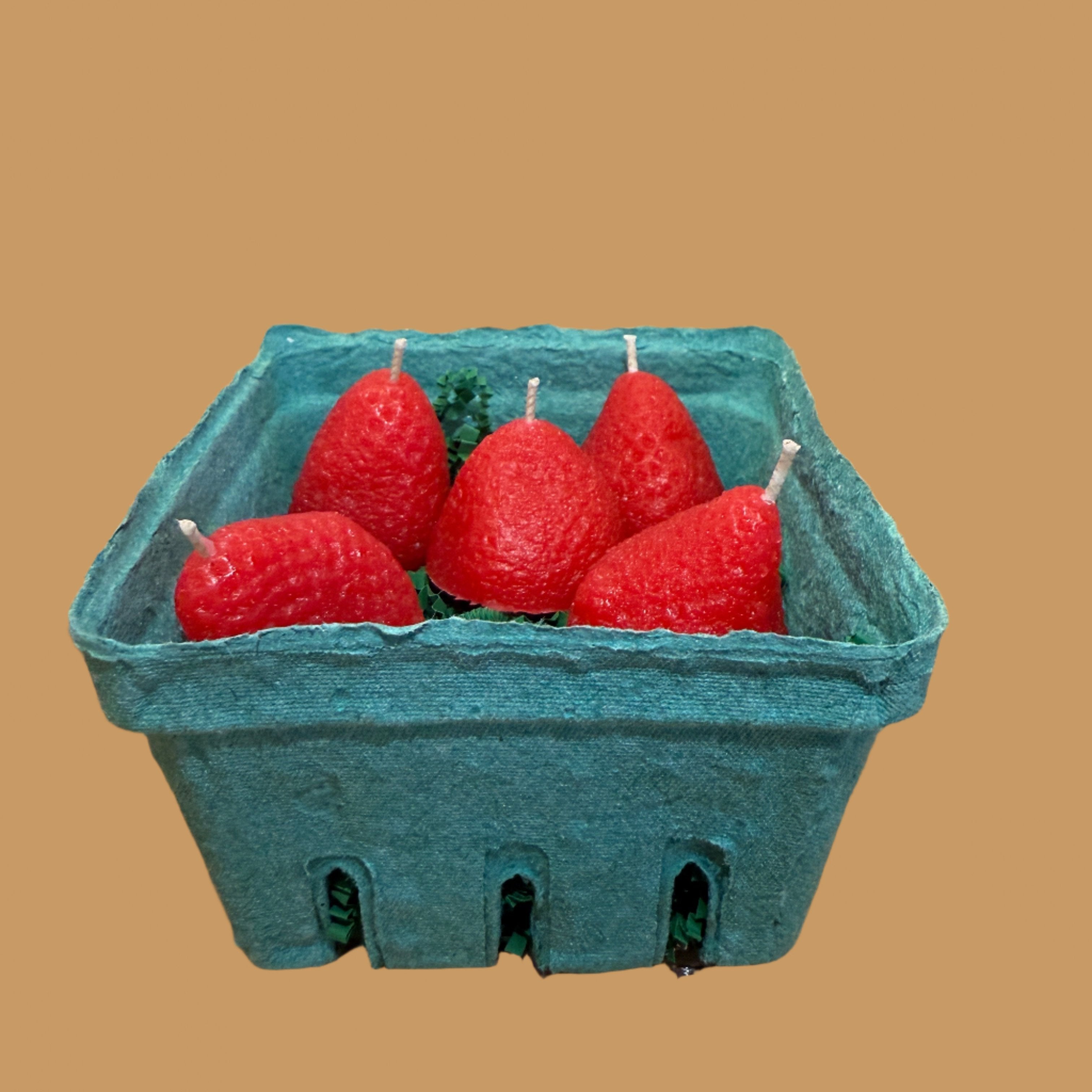 Strawberry Beeswax Birthday Candles - Mac's Got More