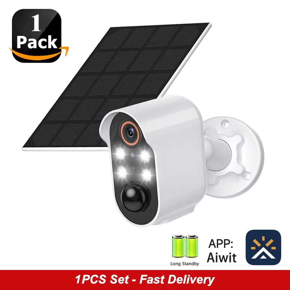 SunGuard 360: Solar - Powered WiFi PTZ Security Camera with 1080P HD Surveillance - Mac's Got More