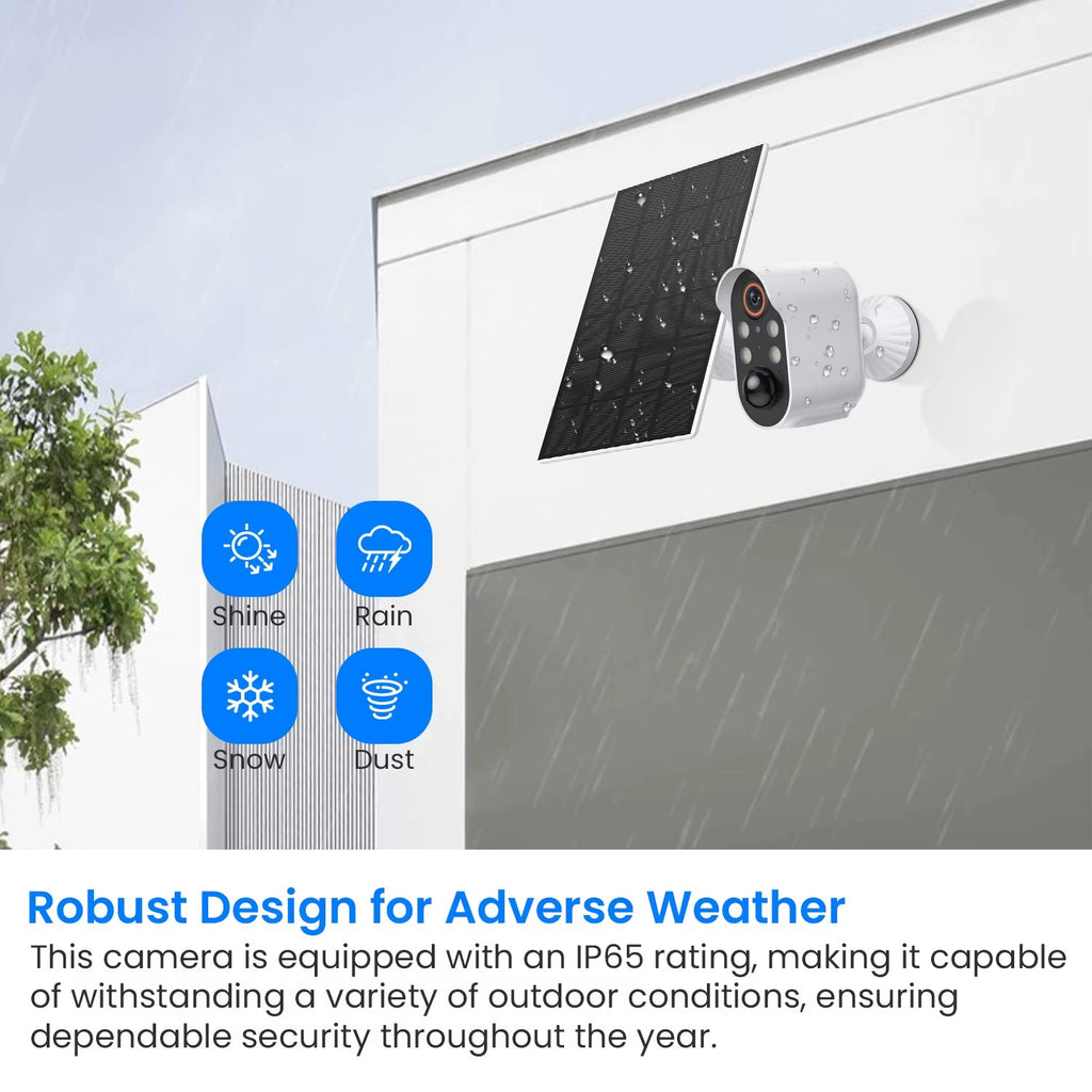 SunGuard 360: Solar - Powered WiFi PTZ Security Camera with 1080P HD Surveillance - Mac's Got More