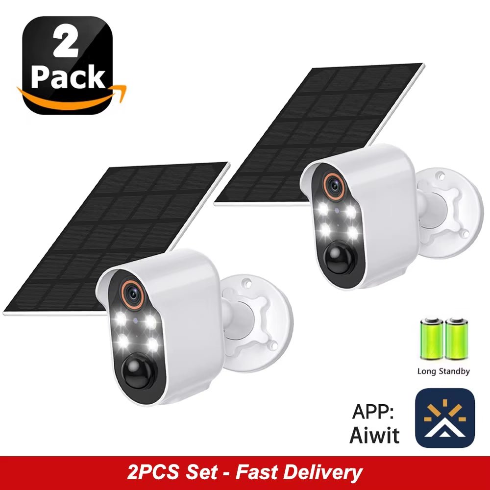 SunGuard 360: Solar - Powered WiFi PTZ Security Camera with 1080P HD Surveillance - Mac's Got More