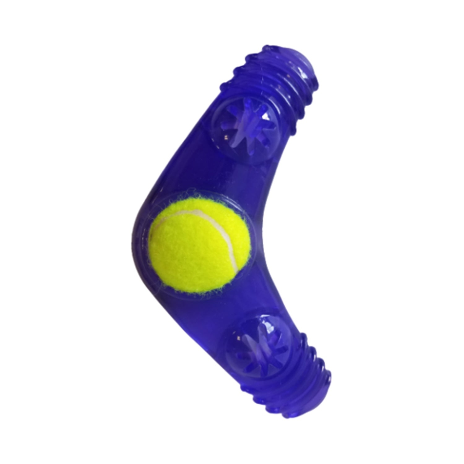 Tennis Ball Dog Toy Variety Pack (Boomerang, 3 - Bone Squeaker, Orange Squeaker) - Mac's Got More