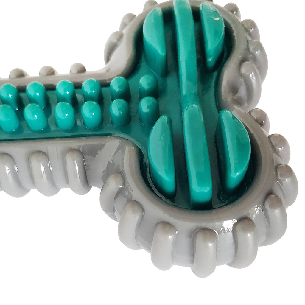 TPR Dental Bone Dog Chew Toy – Ultimate Oral Care & Fun for Light to Medium Chewers - Mac's Got More