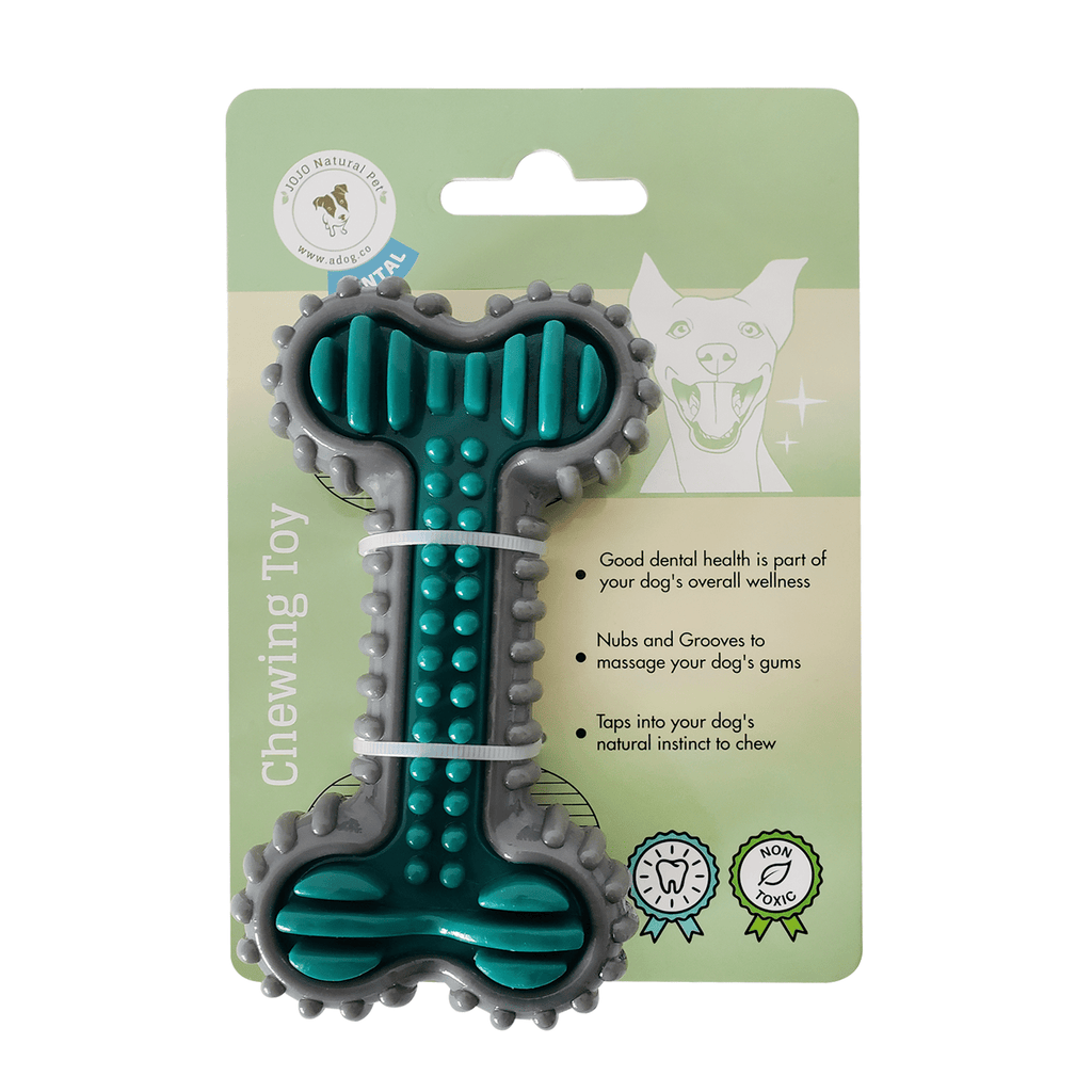 TPR Dental Bone Dog Chew Toy – Ultimate Oral Care & Fun for Light to Medium Chewers - Mac's Got More