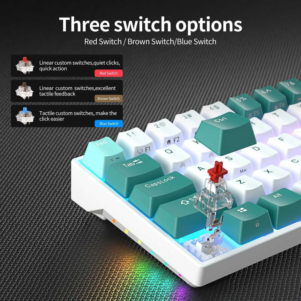 Tri - mode Mechanical Keyboard - Mac's Got More