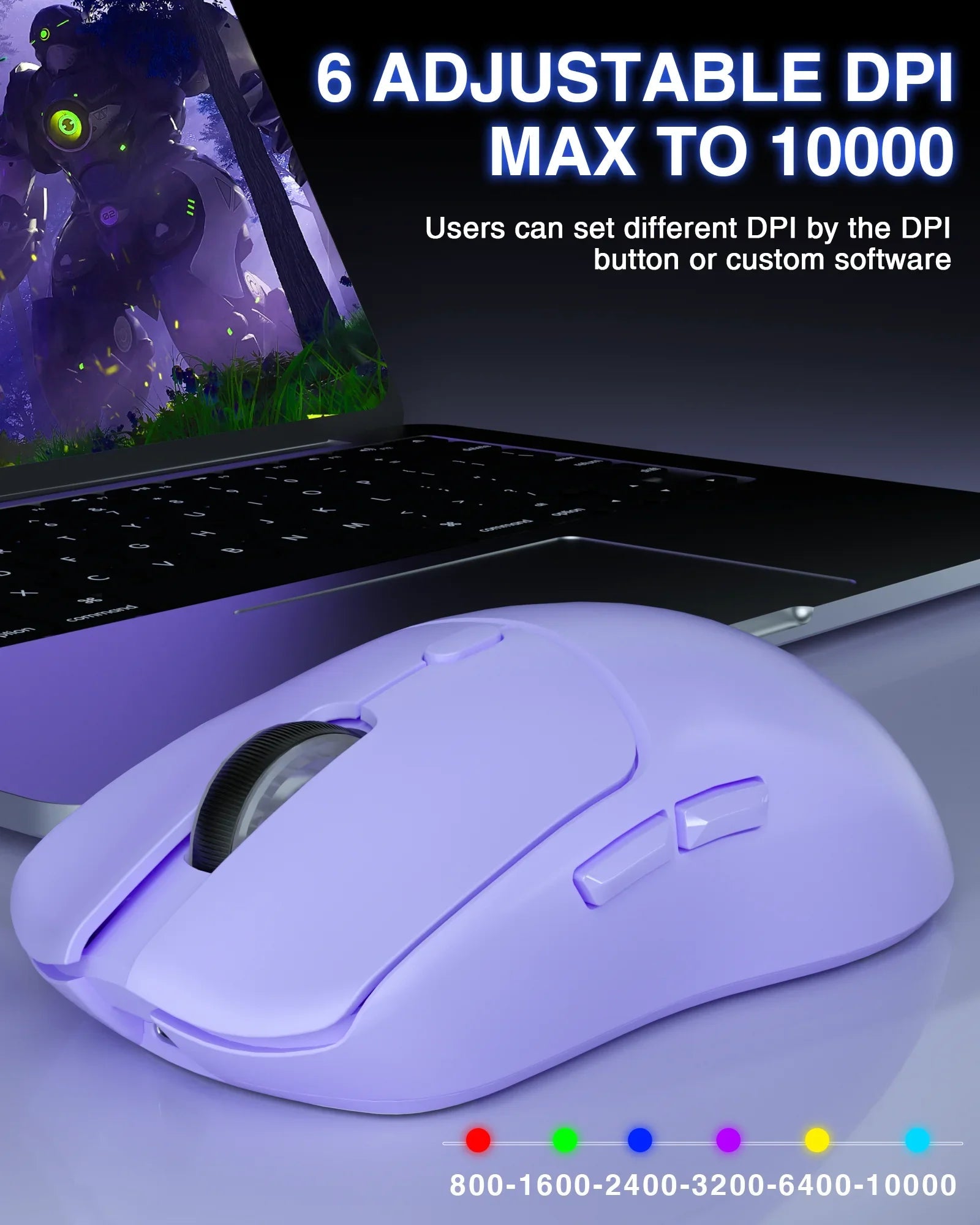 Tri - mode Rechargeable Ergonomic Bluetooth Mouse - Mac's Got More