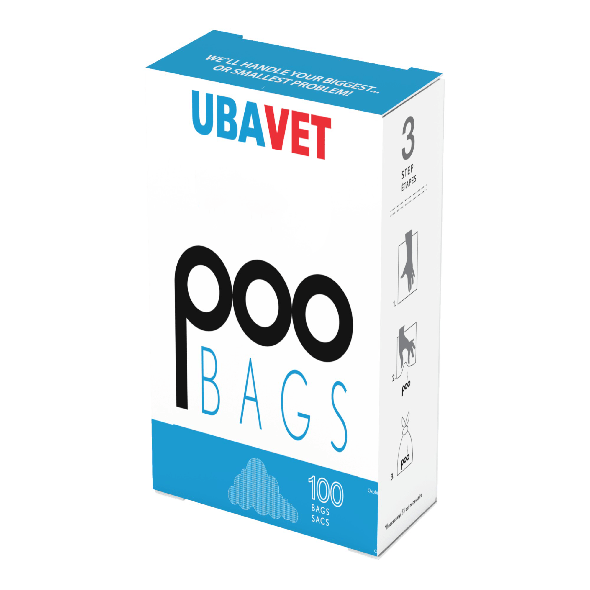 UBAVET DOO Extra - Long Waste Bags for Dogs & Cats – 100 - Pack, Durable & Unscented - Mac's Got More