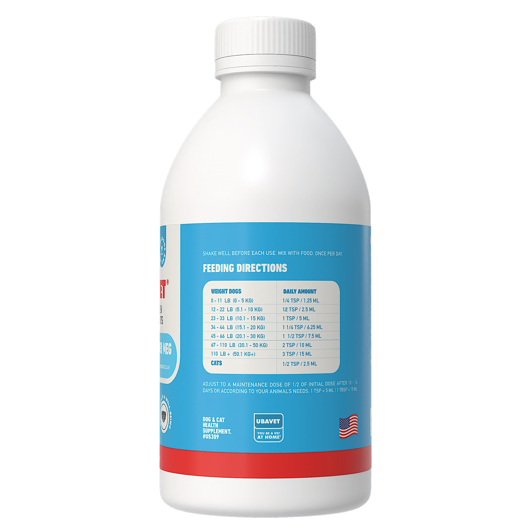 UBAVET Joint Power MEG Maximum Joint Support Liquid for Dogs & Cats - Mac's Got More