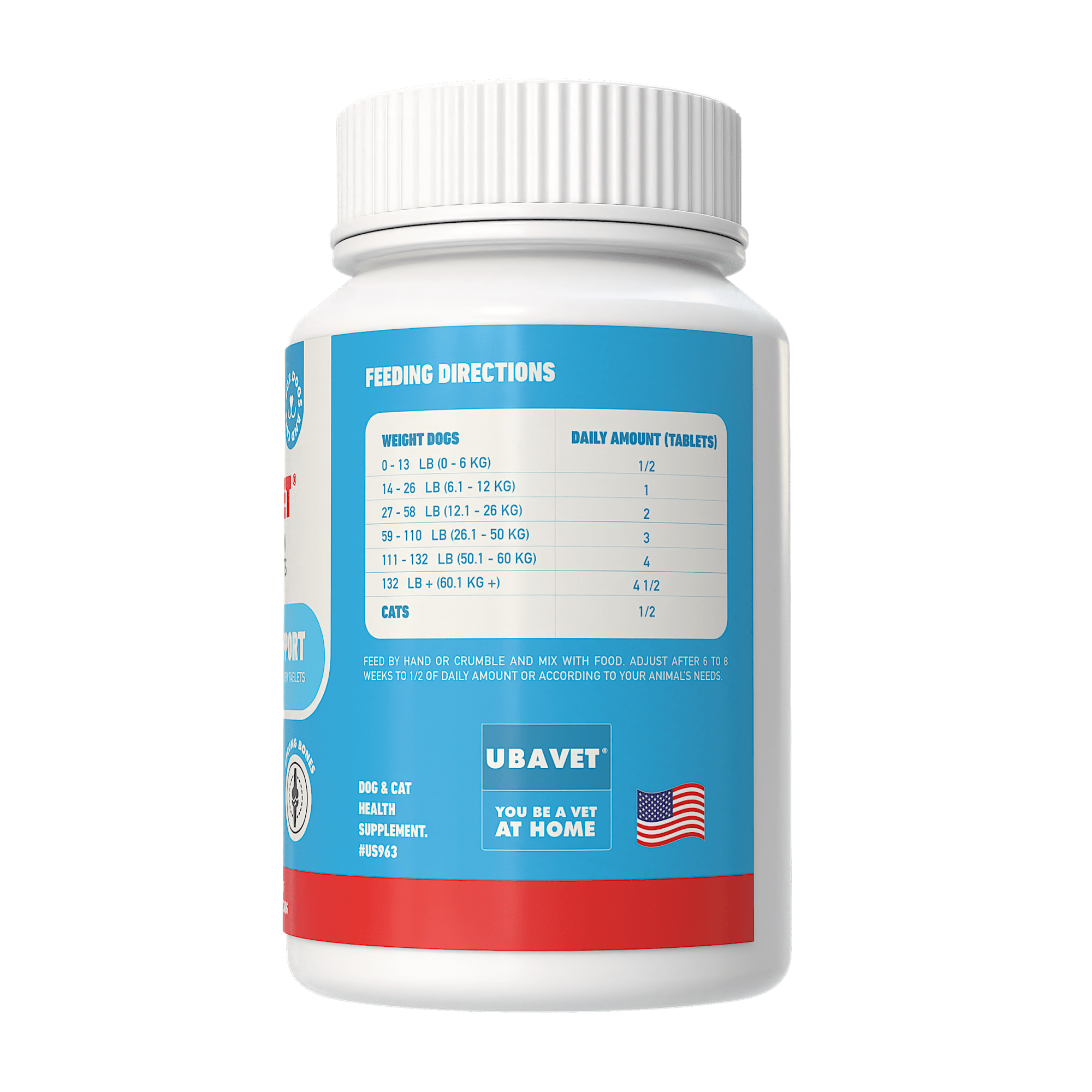 UBAVET Joint Support Advanced Joint Care Chew Tablets for Dogs & Cats - Mac's Got More