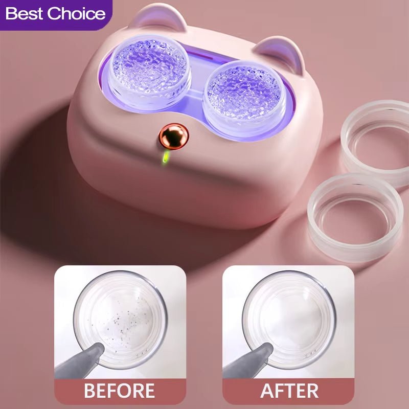 Ultrasonic Contact Lens Cleaner – Deep Clean, Gentle Care, Crystal Clear Vision - Mac's Got More