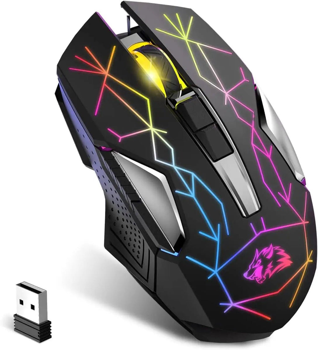 X18 Wireless Gaming Mouse 2.4G 7 RGB - Mac's Got More