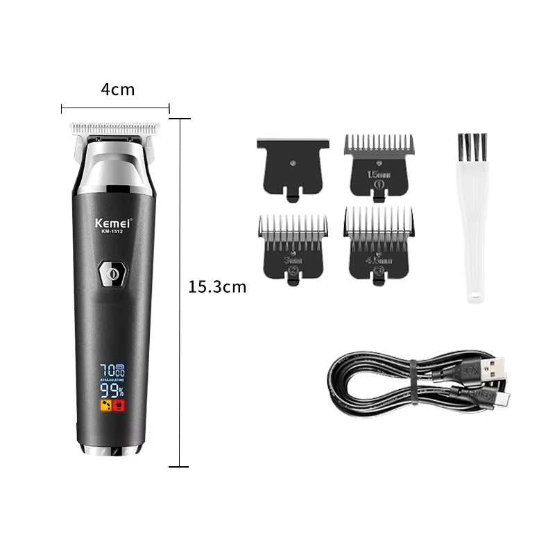 ZeroBlade™ Pro: Cordless 7000RPM Hair Trimmer with LCD Display - Mac's Got More