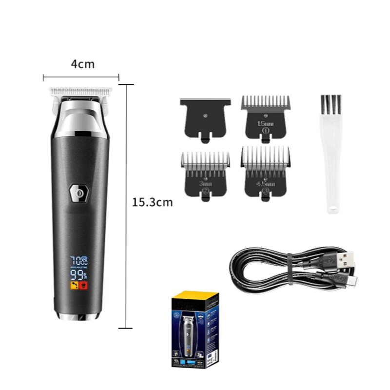 ZeroBlade™ Pro: Cordless 7000RPM Hair Trimmer with LCD Display - Mac's Got More