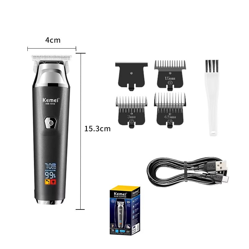 ZeroBlade™ Pro: Cordless 7000RPM Hair Trimmer with LCD Display - Mac's Got More
