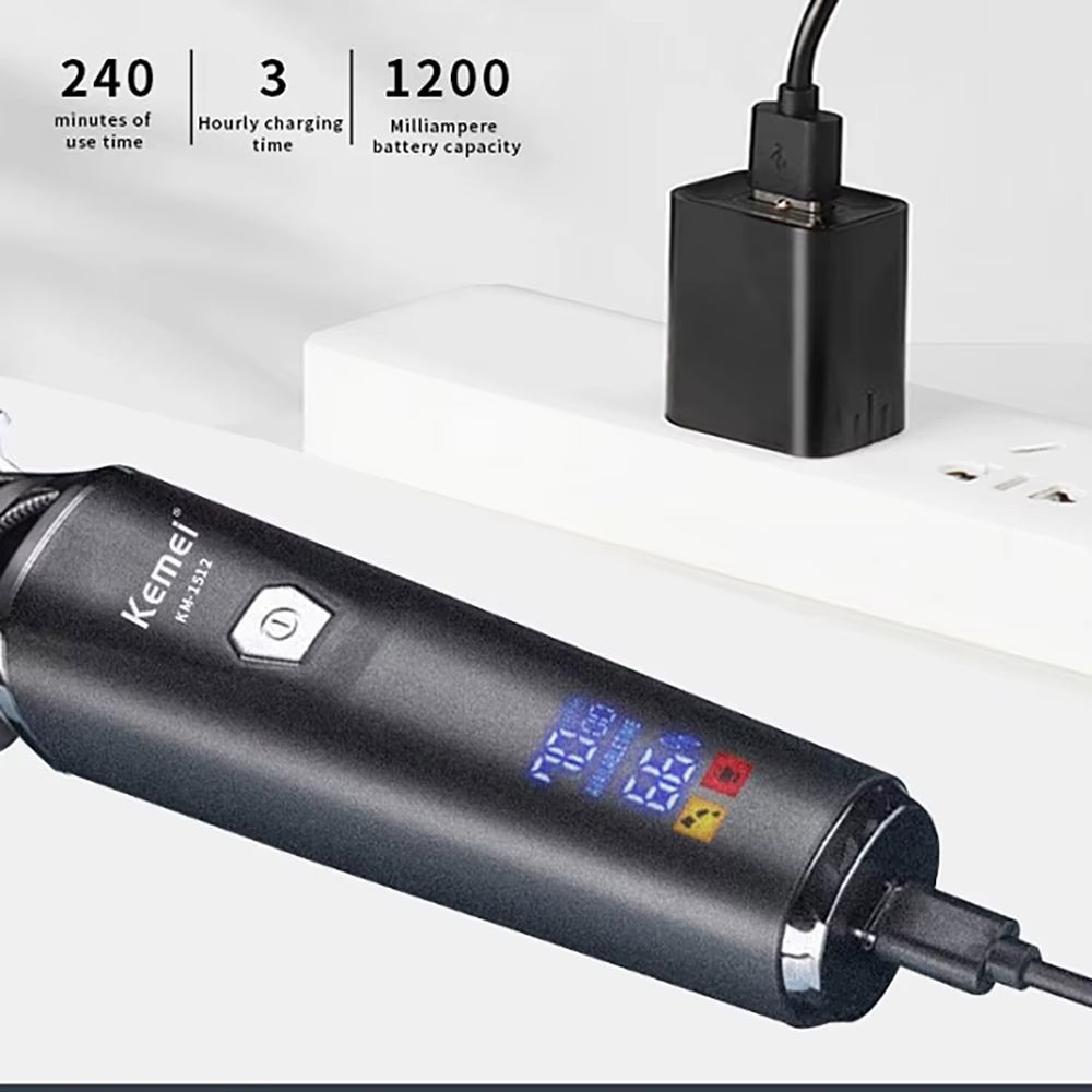 ZeroBlade™ Pro: Cordless 7000RPM Hair Trimmer with LCD Display - Mac's Got More